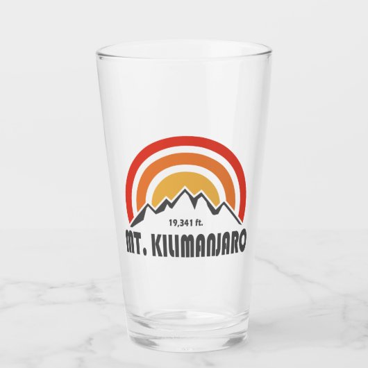 Mt. Kilimanjaro Glas (Voorkant)