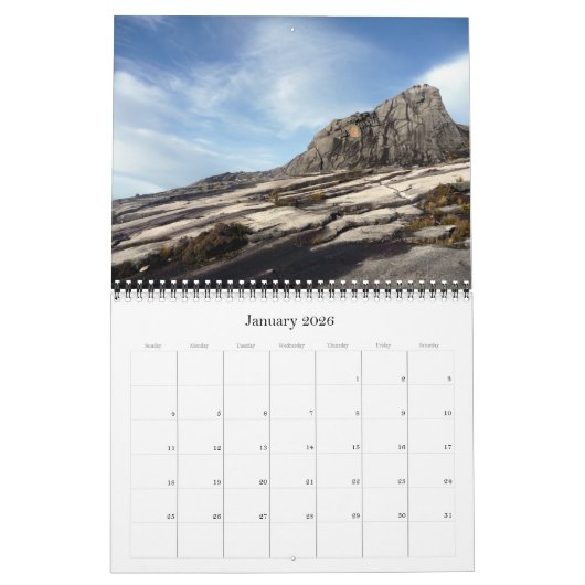 MT Kinabalu 2025 Kalender (Jan 2026)