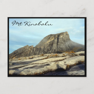 mt kinabalu rock briefkaart