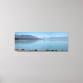 Mt Koken in de winter van het meer van Pukaki Canvas Afdruk (Voorkant)