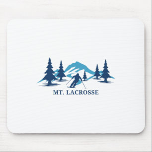 Mt. Lacrosse Wisconsin Ski Resort Skien Skiër Muismat