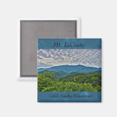 Mt. LeConte, Great Smoky Mountains Photo Magnet (Recto/Verso)
