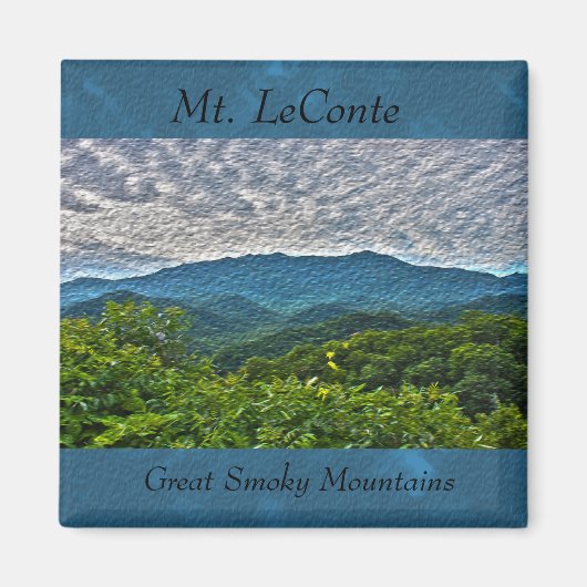 Mt. LeConte, Great Smoky Mountains Photo Magnet (Devant)