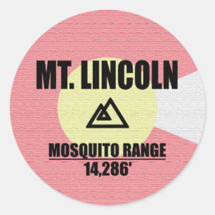 Mt. Lincoln Ronde Sticker