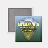 Mt Mansfield (pijlpunt) Magneet (Voorkant / Achterkant)