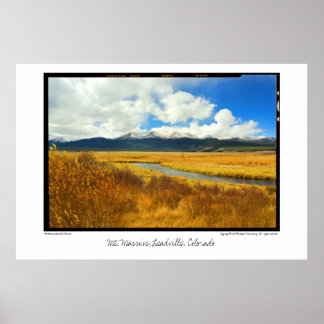 Mt. Massive, Leadville, Colorado Poster