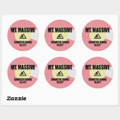 Mt. Massive Ronde Sticker (Vel)