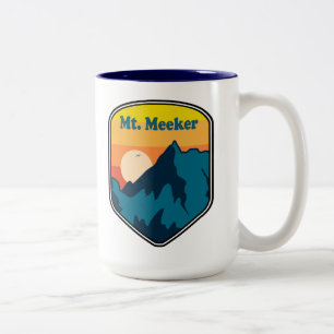 Mt. Meeker Colorado Sunrise Tweekleurige Koffiemok