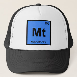 Mt - Minnetonka Minnesota Scheikunde Periodiek Sys Trucker Pet