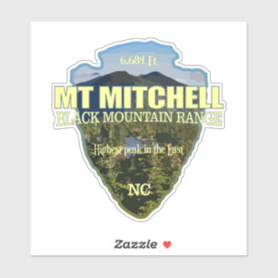 Mt Mitchell (pijlpunt) Sticker