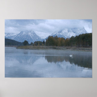 Mt. Moran Reflection Poster
