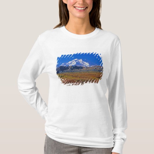 Mt. Nationaal Park McKinley Denali, Alaska. T-shirt (Voorkant)