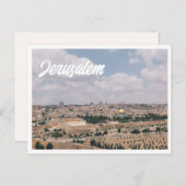 Mt of Olives Photo Jerusalem Carte postale (Devant / Derrière)