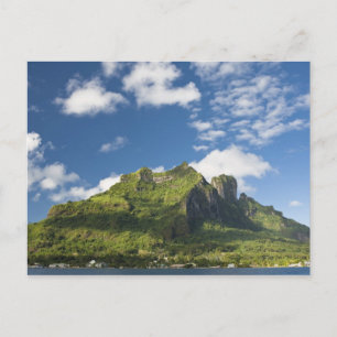 Mt. Otemanu en landschappen van het prachtige Bora Briefkaart