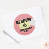 Mt. Oxford Ronde Sticker (Envelop)