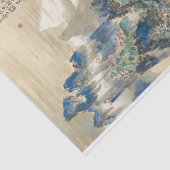Mt.Penglai (Berg van Immorals) van Tomita Keise Tissuepapier (Detail)