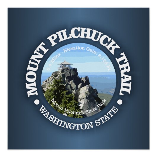 Mt Pilchuck Trail Perfect Poster (Voorkant)