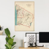 Mt Pleasant, Ossining cities Poster (Thuiskantoor)