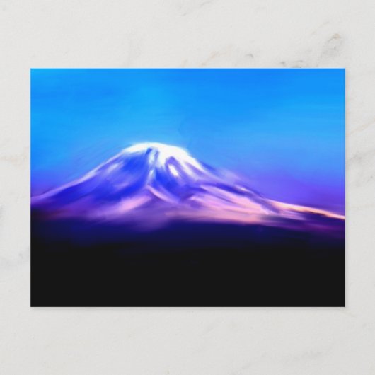 Mt Rainier Briefkaart (Voorkant)