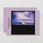Mt. Rainier, carte postale de l'État de Washington (Devant / Derrière)