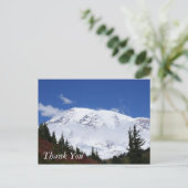 Mt Rainier Dank u Briefkaart (Staand voorkant)