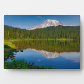 Mt. Rainier en Reflection Lake Fotoplaat (voorkant)