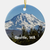 Mt. Rainier Keepomwille Keramisch Ornament (Voorkant)