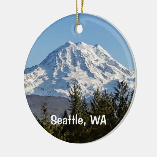 Mt. Rainier Keepomwille Keramisch Ornament (Links)
