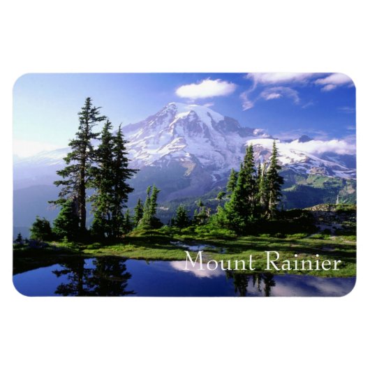 Mt. Rainier Magnet (Horizontal)