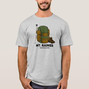 Mt. Rainier National Park Backpack T-shirt