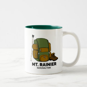 Mt. Rainier National Park Backpack Tweekleurige Koffiemok