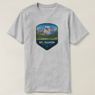 Mt. Rainier National Park Schild T-shirt