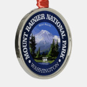 Mt Rainier NP Metalen Ornament (Rechts)