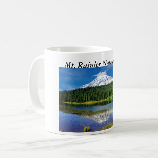 Mt. Rainier NP Mug de café (Devant gauche)