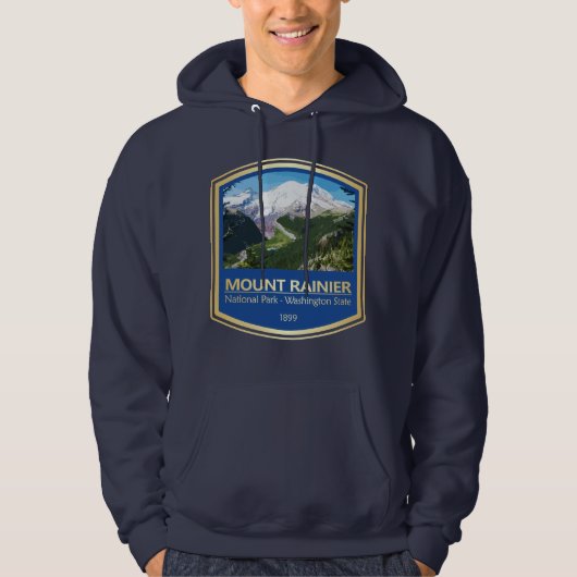 MT Rainier NP (PF1) Hoodie (Voorkant)