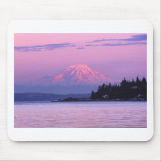 Mt. Rainier op Sunset, staat Washington. Muismat