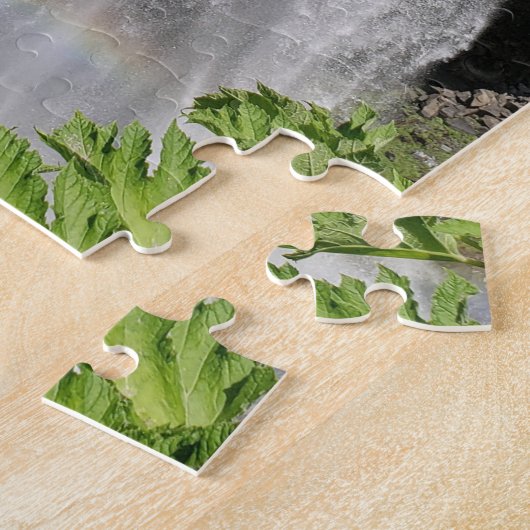 Mt Rainier Rainbow at Narada Falls Puzzle (Côté)