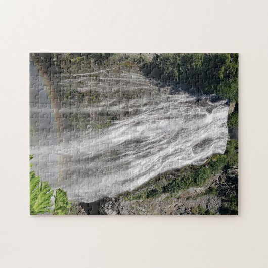 Mt Rainier Rainbow at Narada Falls Puzzle (Horizontal)