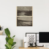 Mt Rainier Steilacoom Beach Poster (Thuiskantoor)