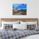 Mt. Rainier Stretched Canvas Print (Insitu (Slaapkamer))