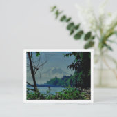 Mt. Rainier uit Owen Beach Briefkaart (Staand voorkant)