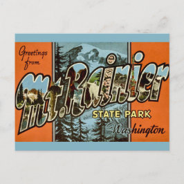 Mt Rainier Washington Briefkaart
