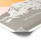 Mt Rainier Washington Minimal Print (Hoek)