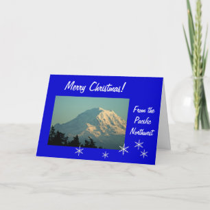 Mt. regenachtigere Kerstkaart Feestdagen Kaart