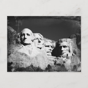 Mt. Rushmore B&W Briefkaart
