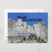 Mt. Rushmore Briefkaart (Voorkant / Achterkant)