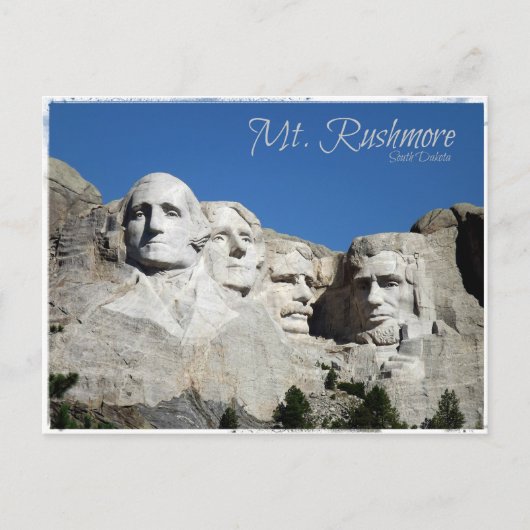 Mt. Rushmore Briefkaart (Voorkant)