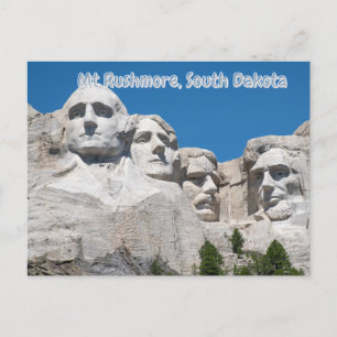 Mt Rushmore, Dakota du Sud - Carte postale