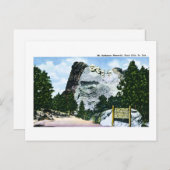 Mt. Rushmore Memorial, South Dakota Briefkaart (Voorkant / Achterkant)