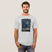Mt Rushmore op Night Tee Shirt (Voorkant volledig)